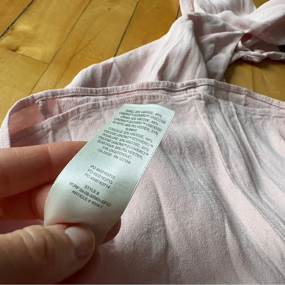 Aritzia Wilfred Sz 4 Novella Light Pink Feminine Romantic Dress - Picture 10 of 10